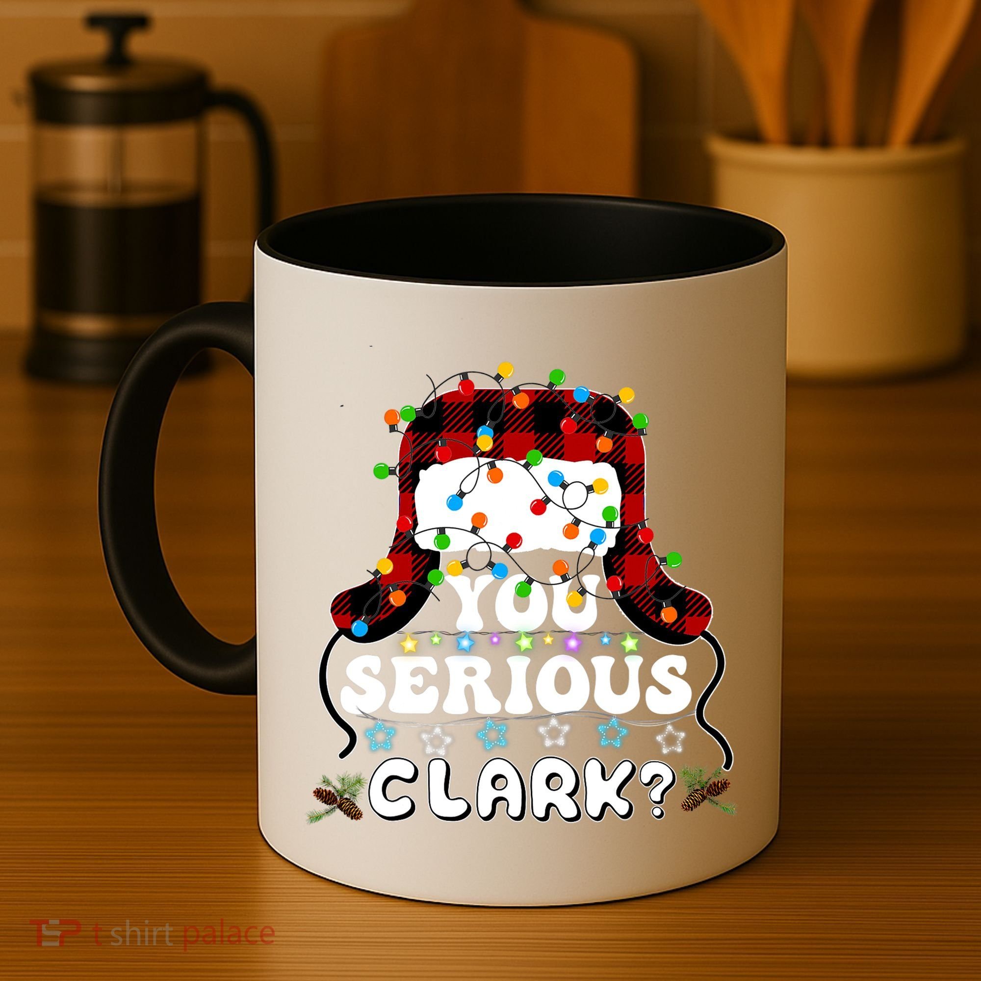 U Serious Clark Christmas Vacation Ugly Christmas Sweater Coffee Mug