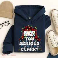 U Serious Clark Christmas Vacation Ugly Christmas Sweater Hoodie thumb 4