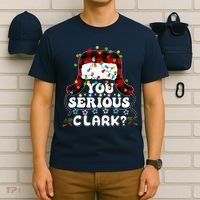 U Serious Clark Christmas Vacation Ugly Christmas Sweater T-Shirt thumb 6