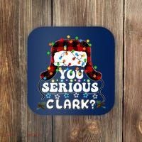 U Serious Clark Christmas Vacation Ugly Christmas Sweater Coaster thumb 0