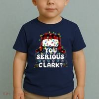 U Serious Clark Christmas Vacation Ugly Christmas Sweater Toddler T-Shirt thumb 2