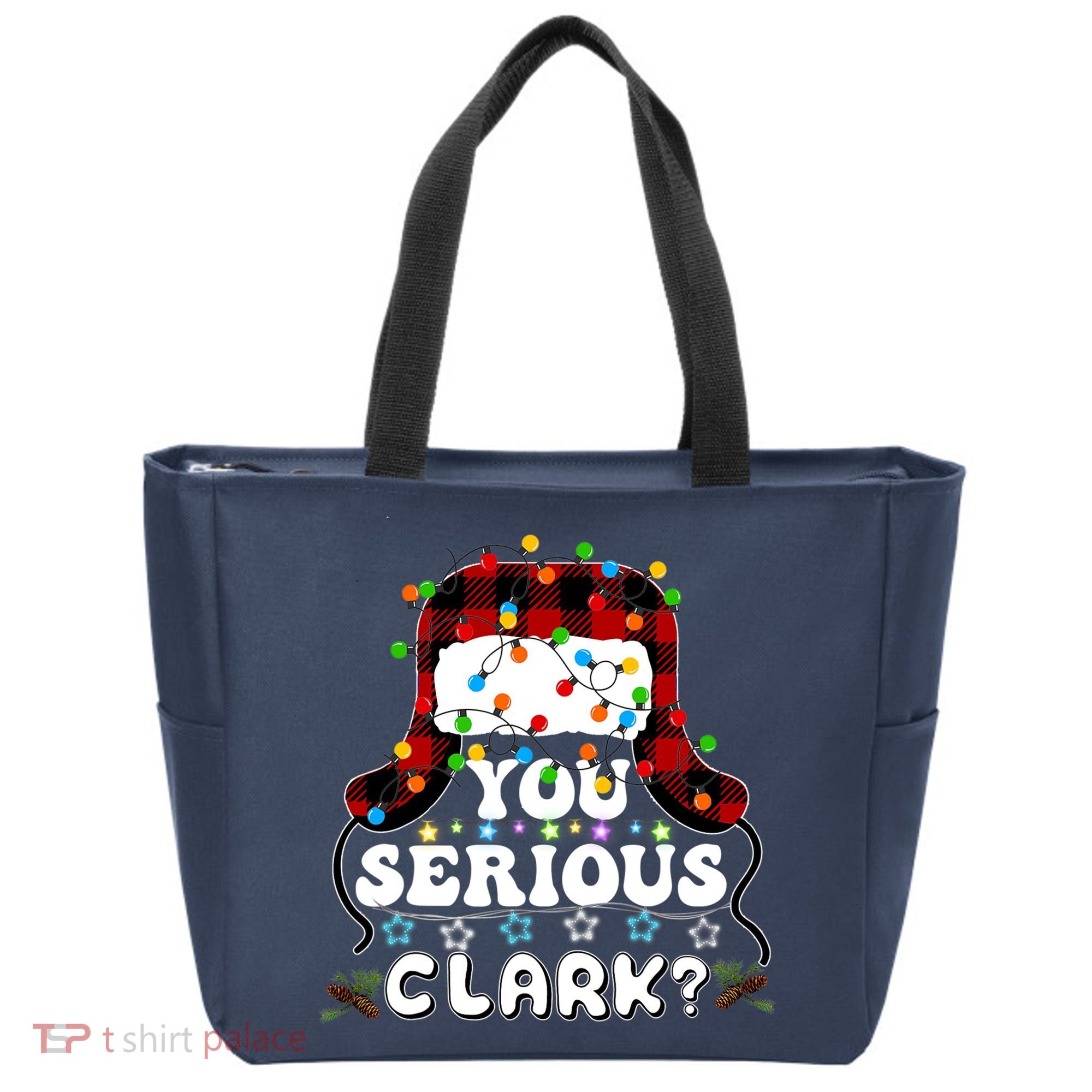 U Serious Clark Christmas Vacation Ugly Christmas Sweater Tote Bag