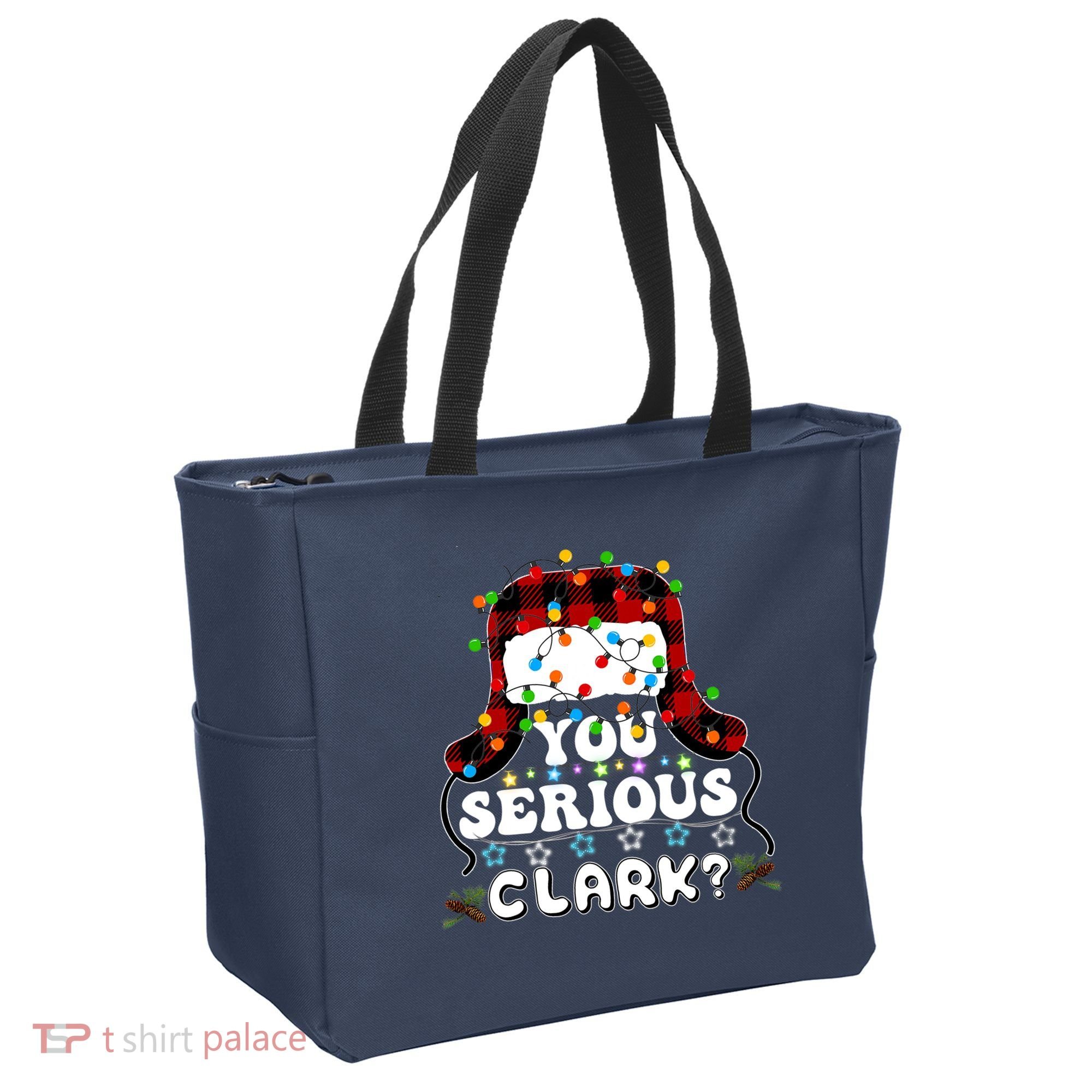 U Serious Clark Christmas Vacation Ugly Christmas Sweater Tote Bag