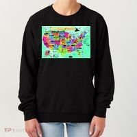 United States Cartoon Drawing Women's Sweatshirt thumb 0