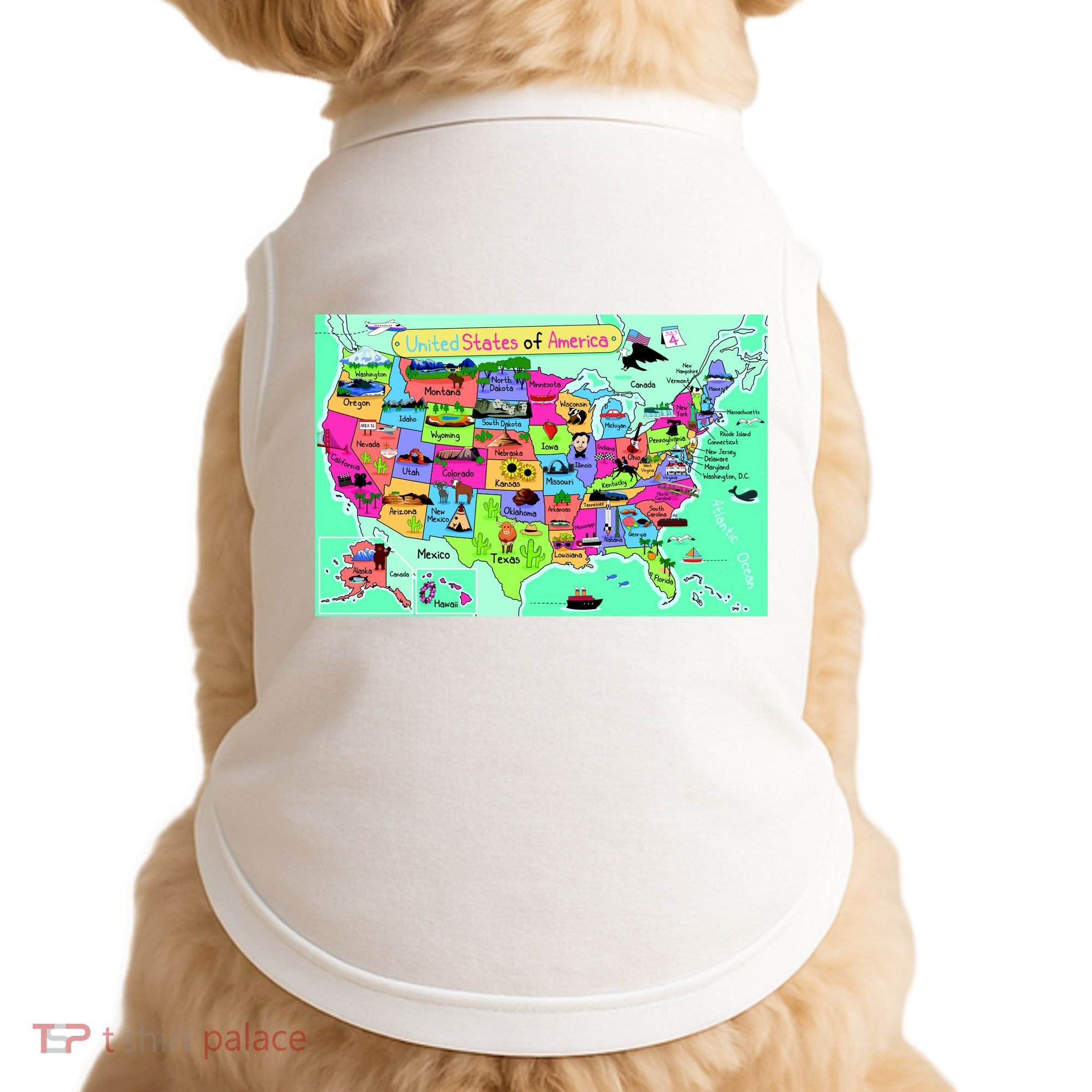 United States Cartoon Drawing Doggie Tank