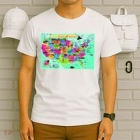 United States Cartoon Drawing T-Shirt thumb 6