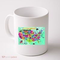 United States Cartoon Drawing Coffee Mug thumb 0