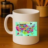 United States Cartoon Drawing Coffee Mug thumb 4