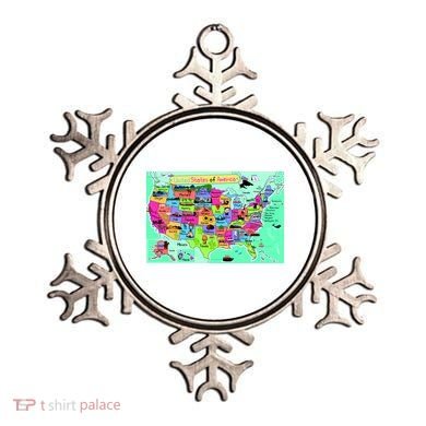 United States Cartoon Drawing Ornament