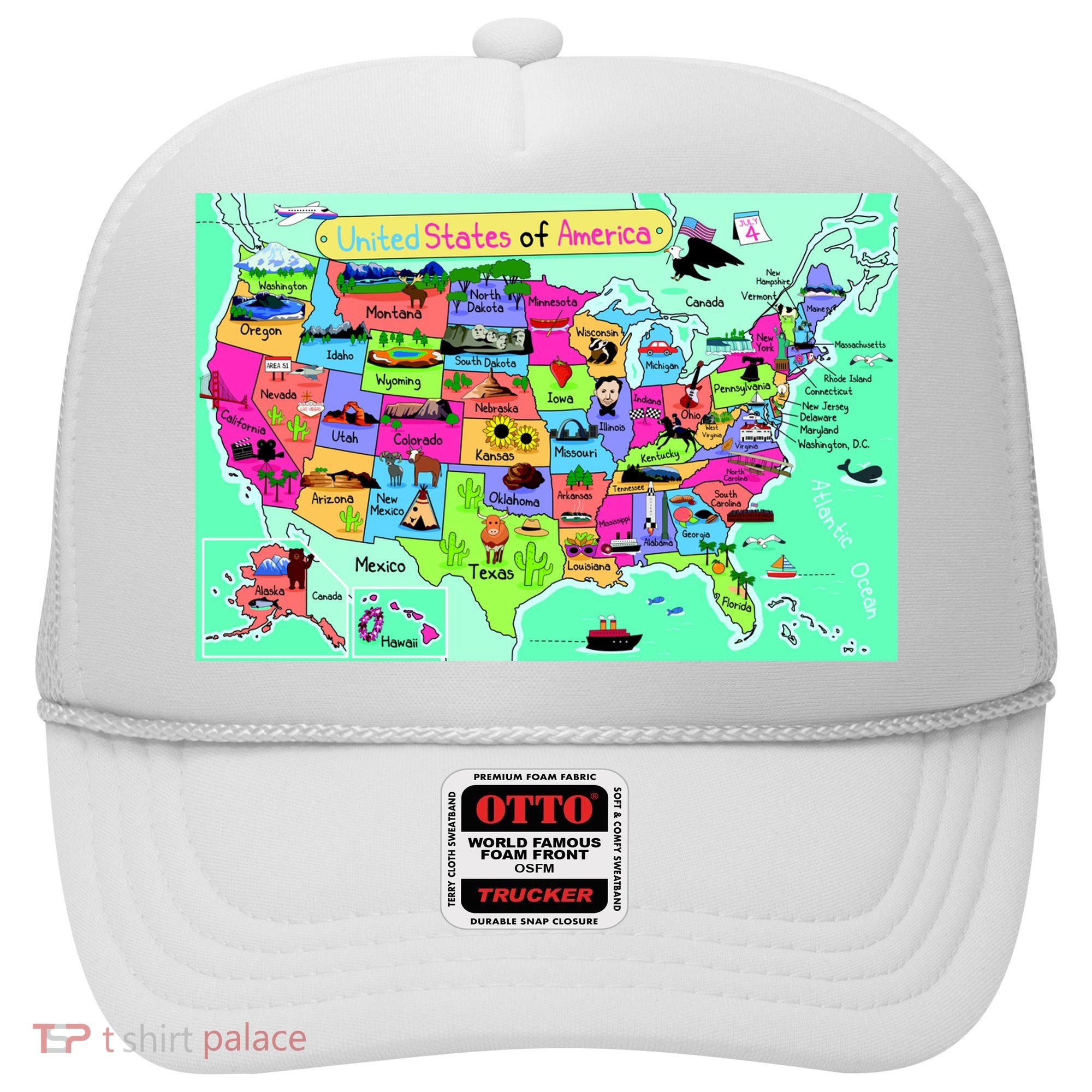 United States Cartoon Drawing Hat