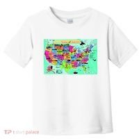 United States Cartoon Drawing Toddler T-Shirt thumb 0