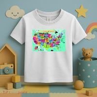 United States Cartoon Drawing Toddler T-Shirt thumb 3
