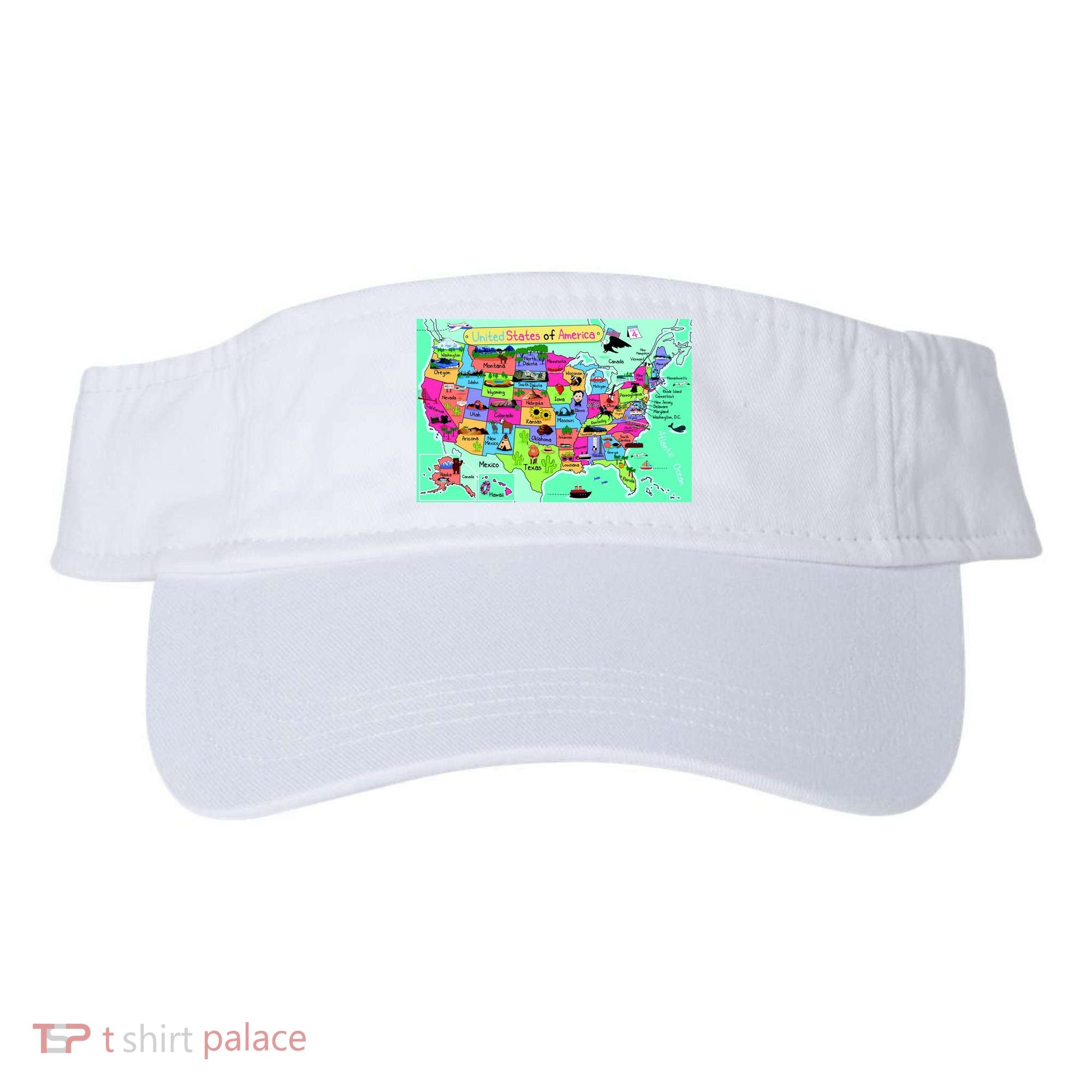 United States Cartoon Drawing Visor