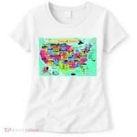 United States Cartoon Drawing Women's T-Shirt thumb 0