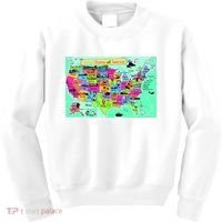 United States Cartoon Drawing Kids Sweatshirt thumb 0