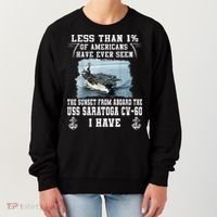 Uss Saratoga Cv60 Aircraft Carrier Women's Sweatshirt thumb 0