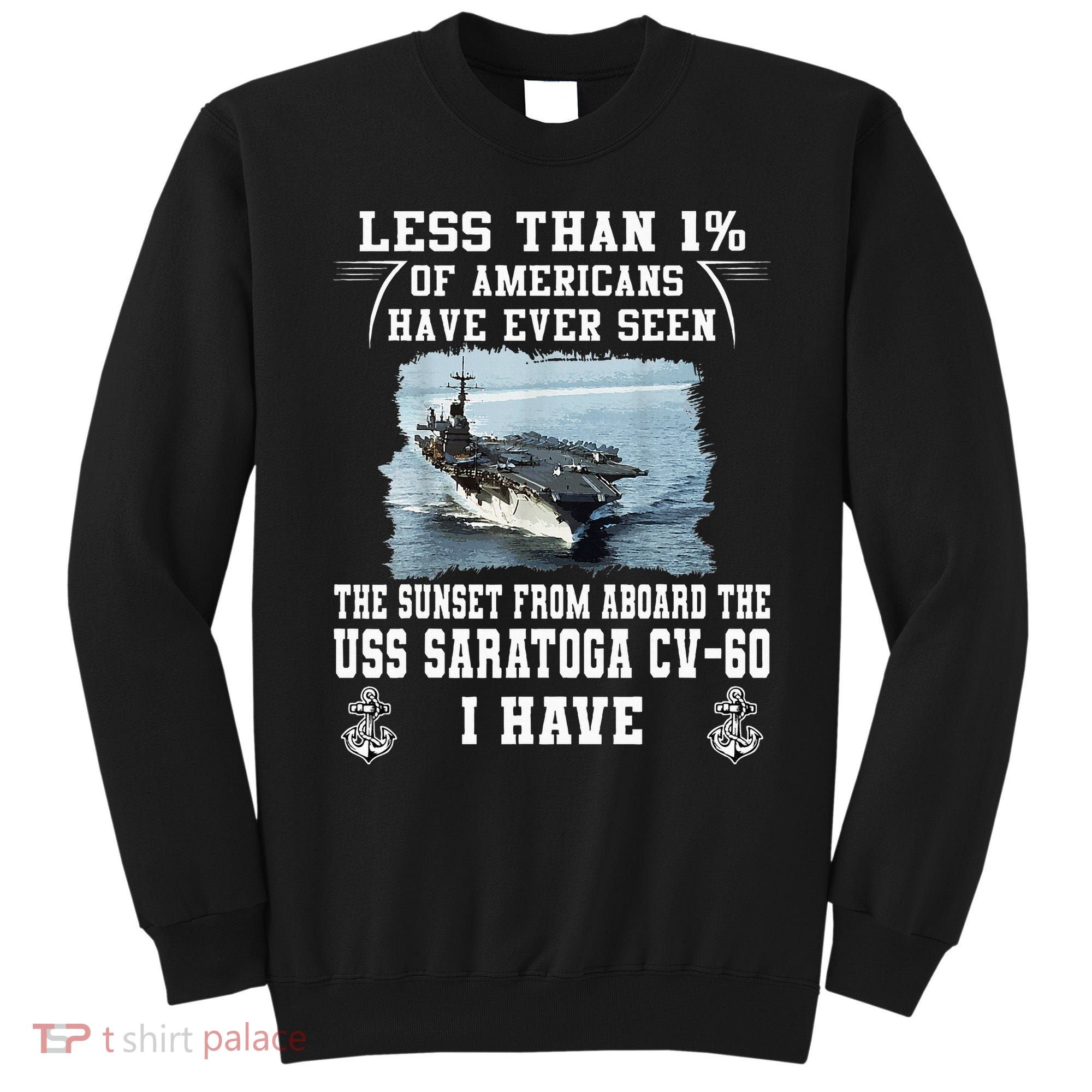 Uss Saratoga Cv60 Aircraft Carrier Sweatshirt