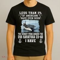 Uss Saratoga Cv60 Aircraft Carrier T-Shirt thumb 3