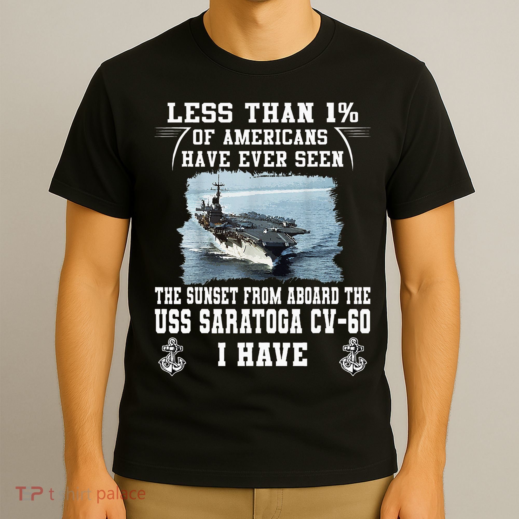 Uss Saratoga Cv60 Aircraft Carrier T-Shirt