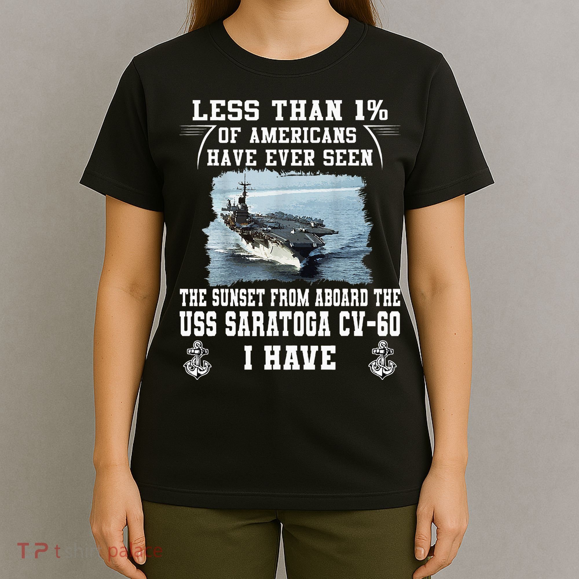 Uss Saratoga Cv60 Aircraft Carrier T-Shirt