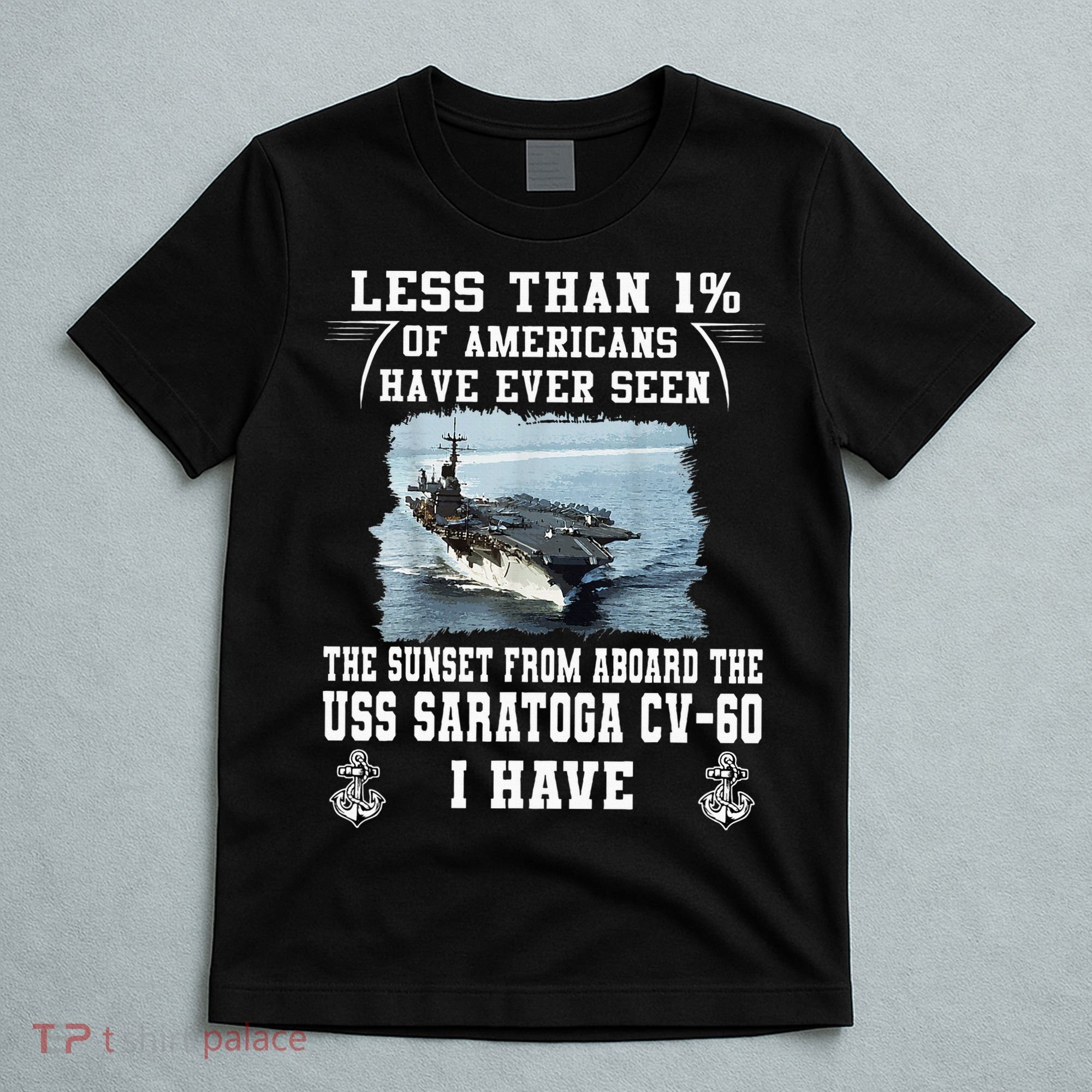 Uss Saratoga Cv60 Aircraft Carrier T-Shirt