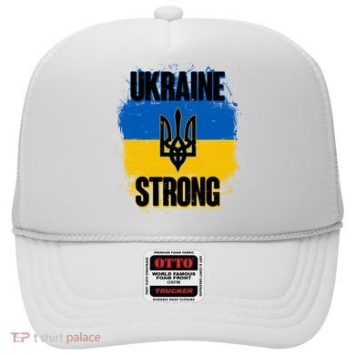 Ukraine Strong Distressed Painted Flag I Stand With Ukraine Hat