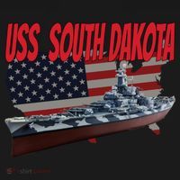 Uss South Dakota Bbgift57 Ww2 War Veteran Battleship Dad Boy Gift Backpack thumb 2