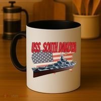 Uss South Dakota Bbgift57 Ww2 War Veteran Battleship Dad Boy Gift Coffee Mug thumb 4