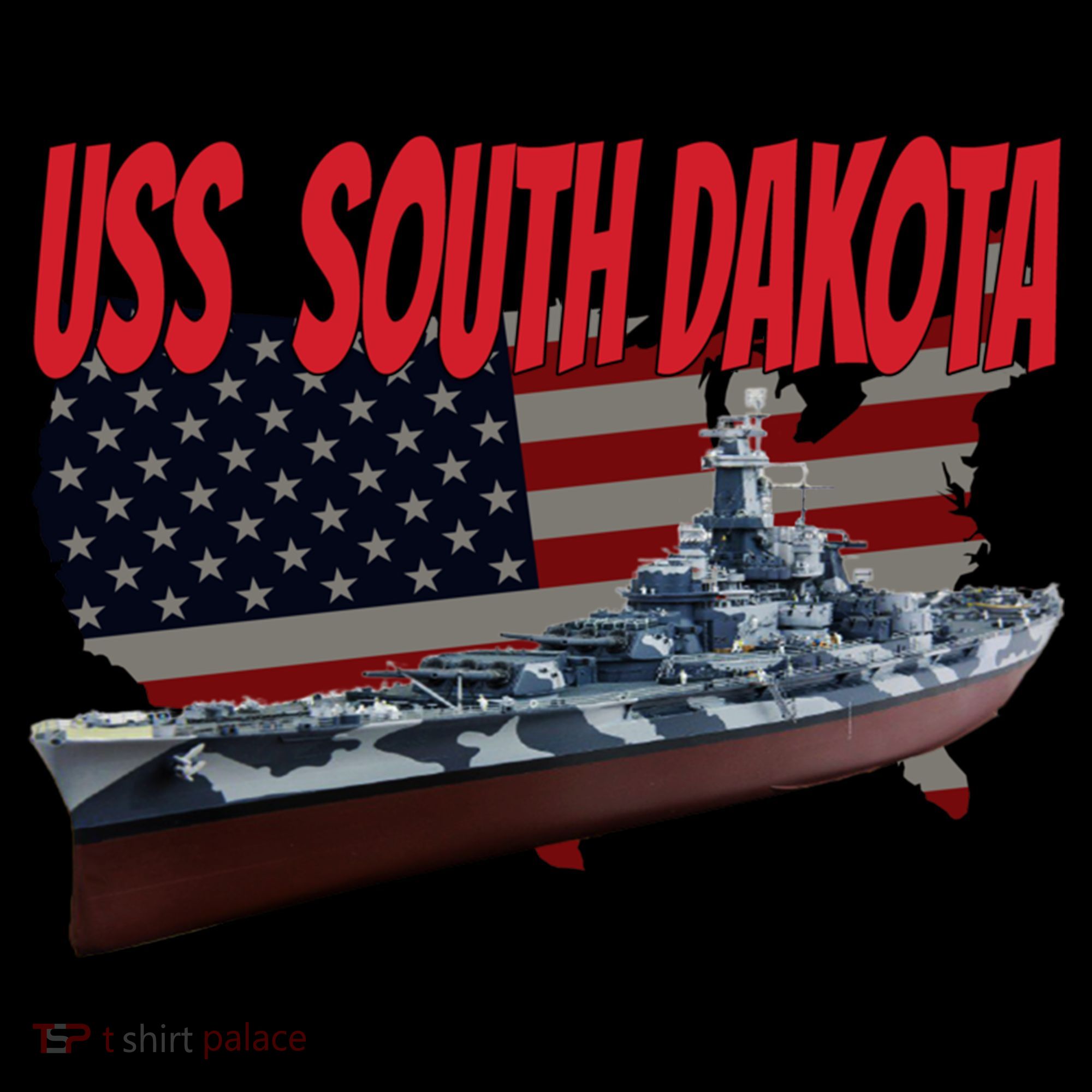Uss South Dakota Bbgift57 Ww2 War Veteran Battleship Dad Boy Gift Coffee Mug