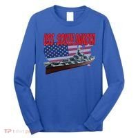 Uss South Dakota Bbgift57 Ww2 War Veteran Battleship Dad Boy Gift Long Sleeve Shirt thumb 0