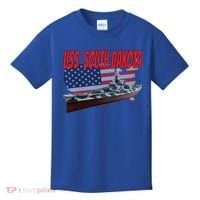 Uss South Dakota Bbgift57 Ww2 War Veteran Battleship Dad Boy Gift Kids T-Shirt thumb 0