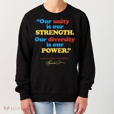 Unity Strength Diversity Power Quote For Social Justice Women's Sweatshirt