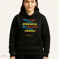 Unity Strength Diversity Power Quote For Social Justice Hoodie thumb 5