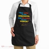 Unity Strength Diversity Power Quote For Social Justice Apron thumb 2