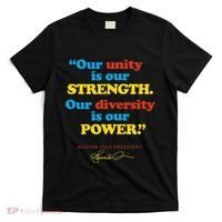 Unity Strength Diversity Power Quote For Social Justice T-Shirt thumb 0