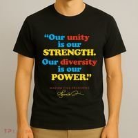 Unity Strength Diversity Power Quote For Social Justice T-Shirt thumb 3