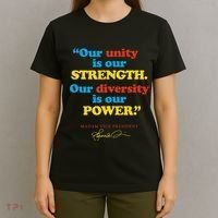 Unity Strength Diversity Power Quote For Social Justice T-Shirt thumb 4