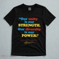 Unity Strength Diversity Power Quote For Social Justice T-Shirt thumb 5