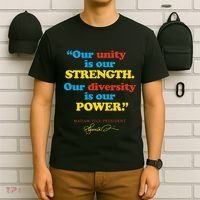 Unity Strength Diversity Power Quote For Social Justice T-Shirt thumb 6