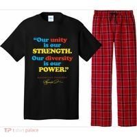 Unity Strength Diversity Power Quote For Social Justice Pajama Set thumb 0