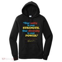 Unity Strength Diversity Power Quote For Social Justice Women's Hoodie thumb 0