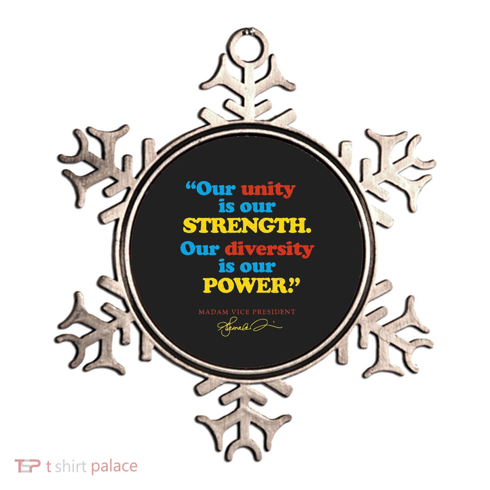 Unity Strength Diversity Power Quote For Social Justice Ornament