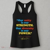 Unity Strength Diversity Power Quote For Social Justice Women's Tank Top thumb 3