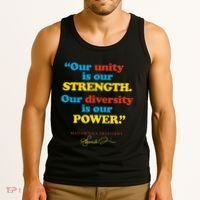 Unity Strength Diversity Power Quote For Social Justice Tank Top thumb 3