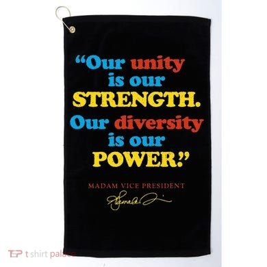 Unity Strength Diversity Power Quote For Social Justice Golf Towel
