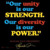 Unity Strength Diversity Power Quote For Social Justice Women's T-Shirt thumb 6