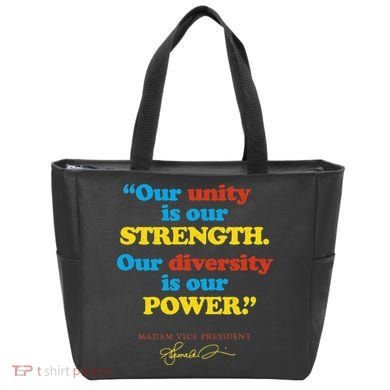 Unity Strength Diversity Power Quote For Social Justice Tote Bag