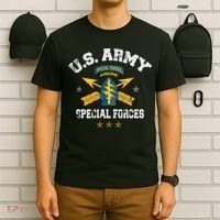 US Special Forces Group Airborne Veteran SFG 4th Of July Men T-Shirt thumb 6
