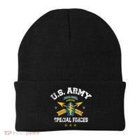 US Special Forces Group Airborne Veteran SFG 4th Of July Men Beanie thumb 0