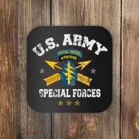 US Special Forces Group Airborne Veteran SFG 4th Of July Men Coaster thumb 0